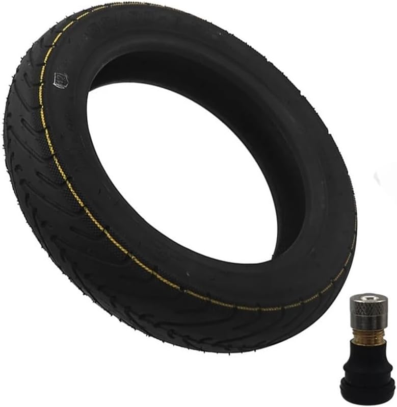 60/70-6.5 Tubeless Tire Compatible with Ninebot Max G30 G30D G30LP Electric Scooter 10 Inch Vacuum Front And Rear Tyres With Nozzle Repair parts(607065ZKTWZ)