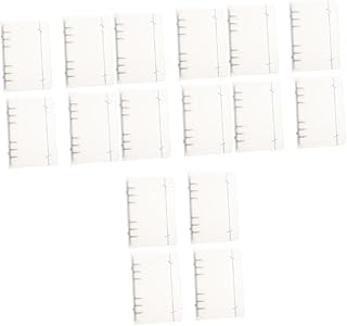 VILLCASE 16 Peças Capa Protetora De Fichário De Argolas Diário 6 Furos Capa De Fichário Poupança Capa De Fichário Pessoal Protetor De Fichário Protetor De Anel Caso Claro A5 Folhas Soltas