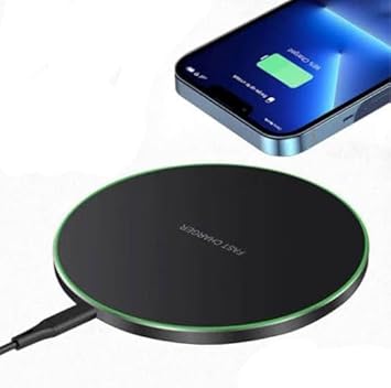 Wireless Round Charger 20W Fast Charging Pad Light Weight Charging Pad for Smartphones