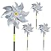 4 Piezas Repelente de Aves , Molino de Viento Reflectante, Molinillos de Viento para Pajaros, Molinos de Viento para Balcón para Control de Aves Decoración de Jardín Proteger Granja Huertos Terraza