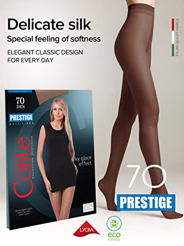 Conte Classic Semi Opaque Silk Tights Prestige 70 Den2