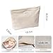 Wudygirl Travel Makeup Bag,Large Capacity Cosmetic Bag for Women,Corduroy Toiletry bag Handbags Purses Zipper pouch(Beige)