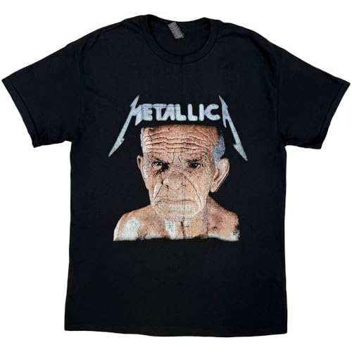 T-shirt Metallica Neverland XL noir unisexe pour vos concerts et festivals de rock