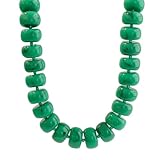 PanLuca Miniature Glass Bead & Oversized Multi-Color Resin Bead Statement Necklace - 17