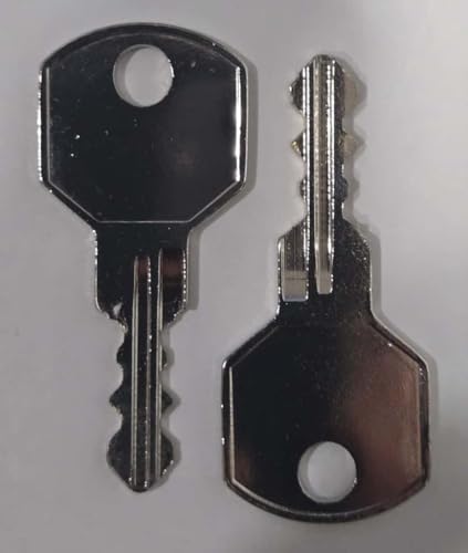 E18 Pair of 2 Replacement Keys Cut to Key Code