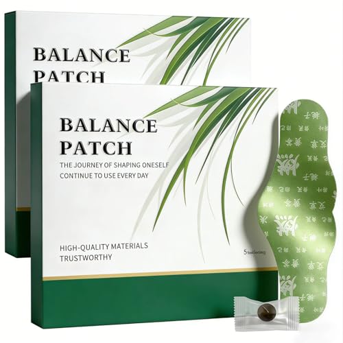 OSFRIAGE Balance Patch Plant Herbal Navel Patches for Menstrual Cramp 2026 New Herbal Balance Patch for Waist & Abdomen Gentle Formula for All Skin (2boxes10 Patches)