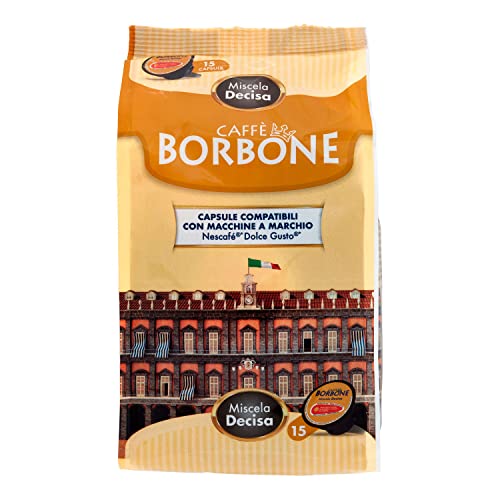 Caffè Borbone 15 Capsule Caffe' Decisa Dolce Gusto, 105G