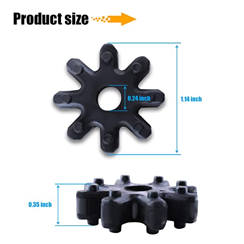 Miytsya MIJL501BL- Pack-2 Flexible Steering Coupler Replacement, Steering Coupling Steering Column Motor Fits Hyundai And Kia, 56315-2K000Fff Automotive Power Steering Coupler Steering Column thumb #1