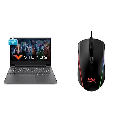 Image of HP Victus Gaming 12th Gen Intel Core i5 12450H Processor 15.6 inch(39.6 cm) FHD Gaming Laptop & HyperX Pulsefire Surge RGB Gaming Mouse
