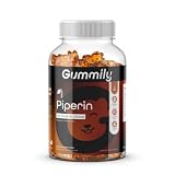 Gummily® 5mg Piperin (Schwarzer Pfeffer Extrakt) mit Cholin & Chrom