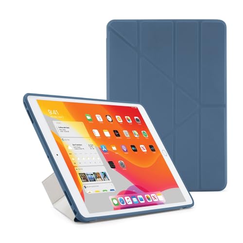 Pipetto Origami No1 Schutzhülle für iPad 10.2 (2021/2020/2019), Marineblau