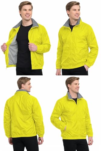 Image of AFC Men's Windbreaker Jacket Regular & Big & Tall S to 6X Water Resistant Coat