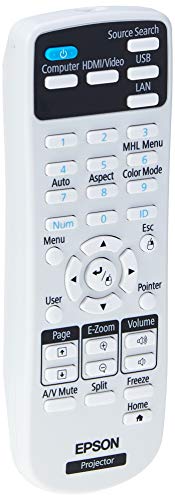 Projetor Epson PowerLite X39 3500 Lumens XGA, HDMI, Branco, Bivolt