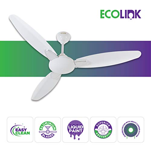 Image of EcoLink Petal Premium Ceiling Fan - 1200MM (Glacier White) standard