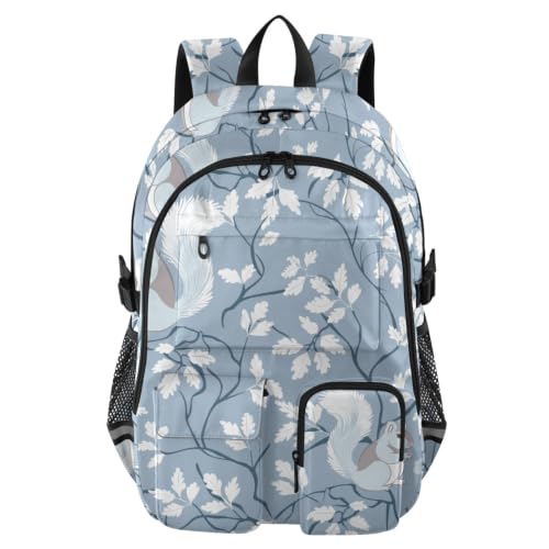 Mochila para portátil azul William Morris: protege tu ordenador con estilo en la escuela