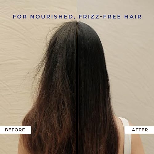 Image of Naturali Anti-Frizz Conditioner with Argan Oil, Quinoa & Hyaluronic Acid | 100 hours of frizz control | Leaves hair smooth & lightweight | Sulphate & Paraben Free Everyday Shampoo For Women & Men | 180ml