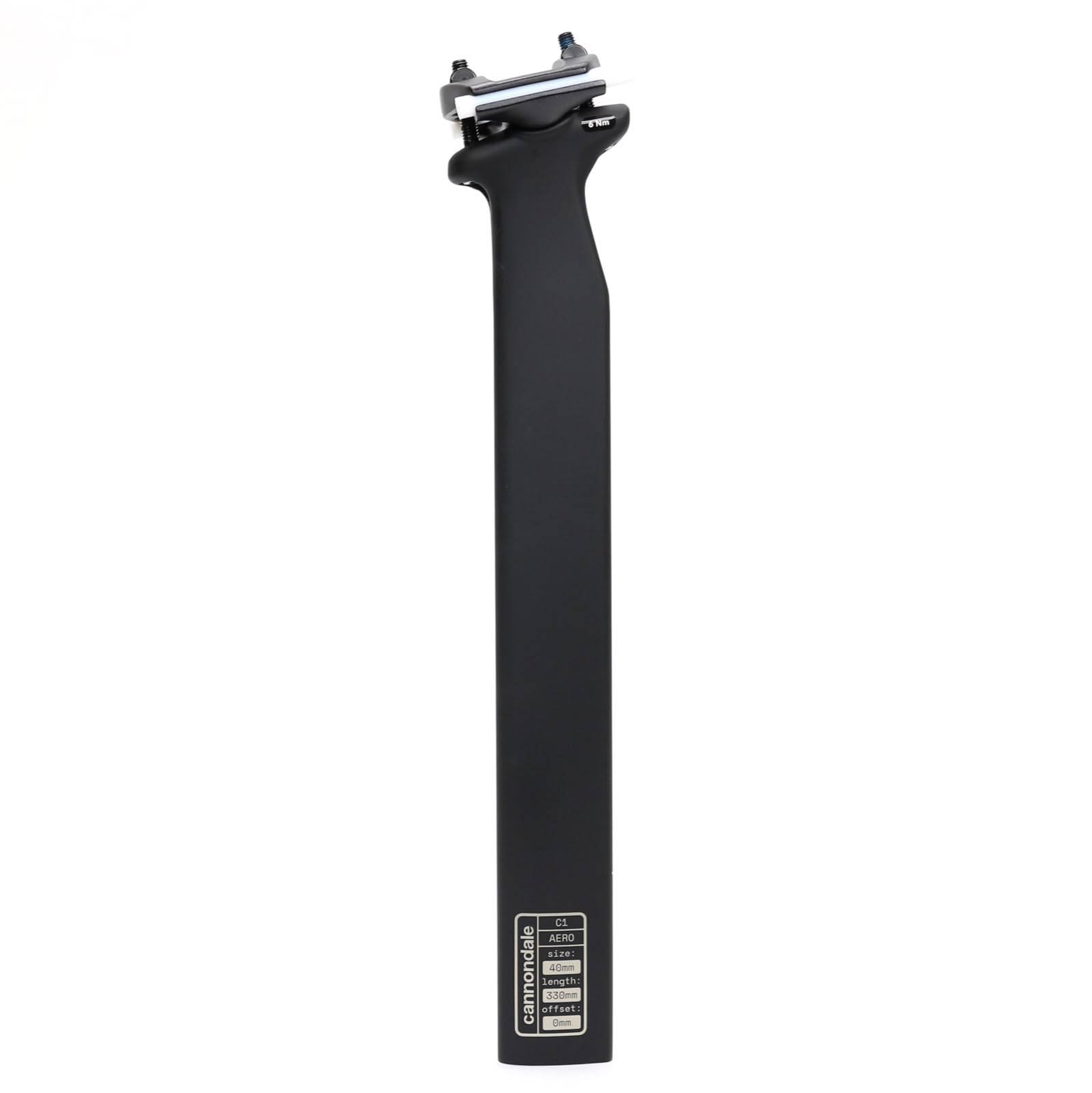 Cannondale 2023+ SuperSix EVO Carbon Seatpost v4, 330mm, 0 Offset, K26062 by Cannondale