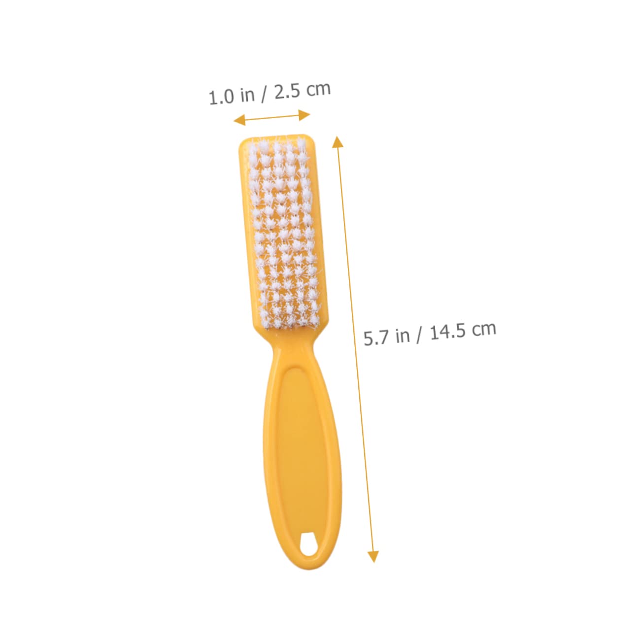 Spazzola per Unghie in Nylon 24 Pezzi Manico Ergonomico per Pulizia Manicure, Piccola e Portatile, Adatta a Viaggi e Uso Domestico Colore Casuale
