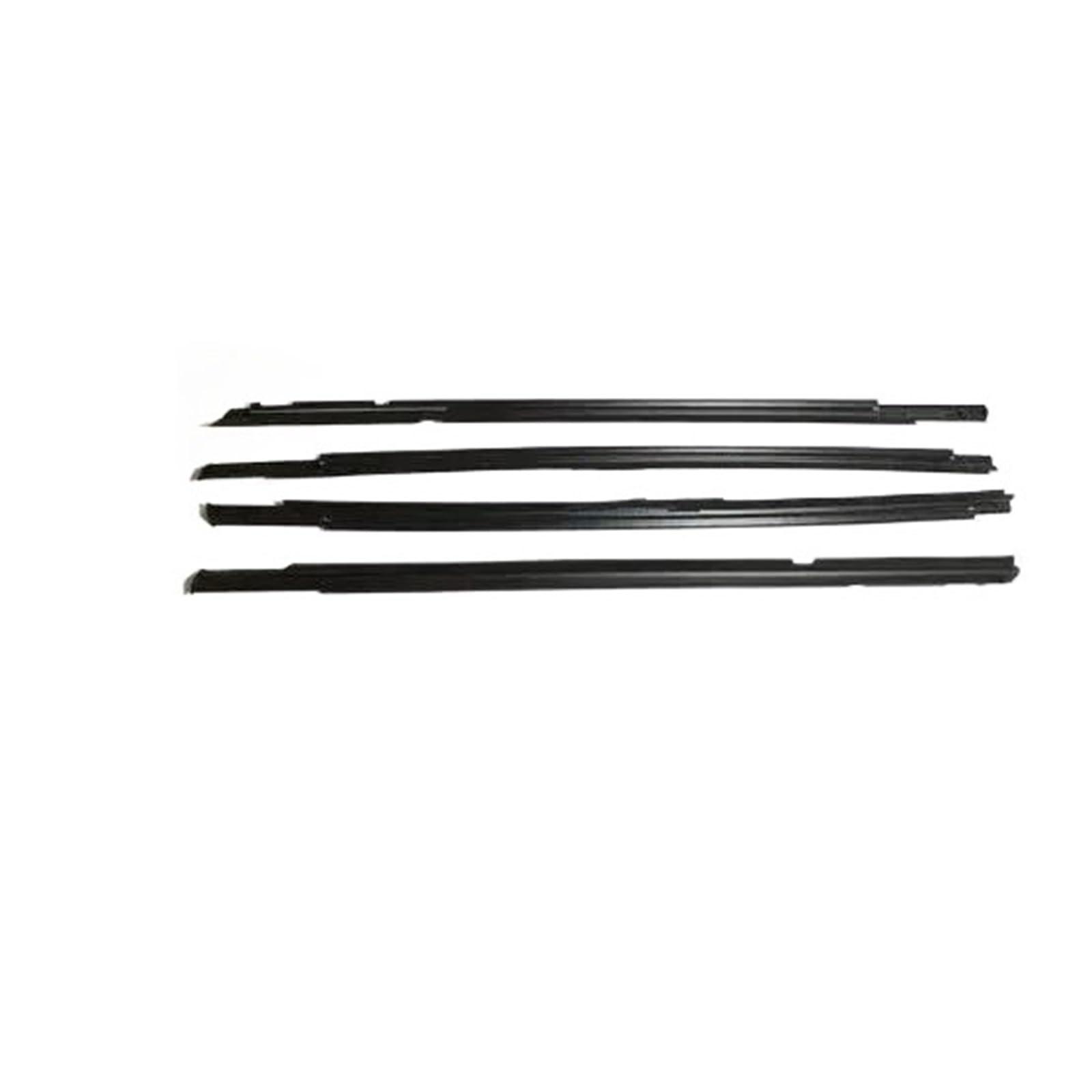 Yijiavsx One Color Car Weather Stripping 4 Pcs 5 Doors Outside Windows Rubber For Grand Vitara 20183831-65J00 2007-2014 Not For 3 Glass Weatherstrip Sealing