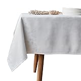 Résiste à la chaleur 130° Nydel Liseron - Nappe en damassé résistant Rectangle : 160 x 250 cm