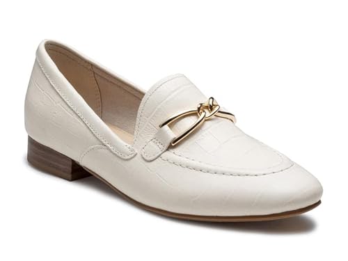 [リーガル] カジュアルシューズ 革靴 ビットローファー F64R レディース アイボリー型押 24.5cm
