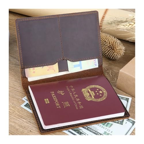 Portefeuille passeport en cuir bleu anti-perte pour sécuriser vos cartes - 4