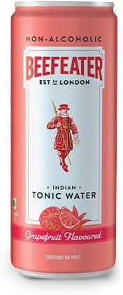 Beefeater Tonic Water Grapefruit - Pack of 6, 6 x 250ml