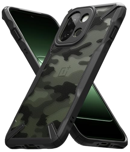 �yRingke�zOnePlus 13s �P�[�X FUSION-X PC+TPU ���΂݂ɂ��� �ω��� �����h�~ �ϏՌ� ����~�� �ČRMIL�K�i�擾 OnePlus13s �X�}�z�J�o�[ (�X�g���b�v�z�[������) - Camo Black