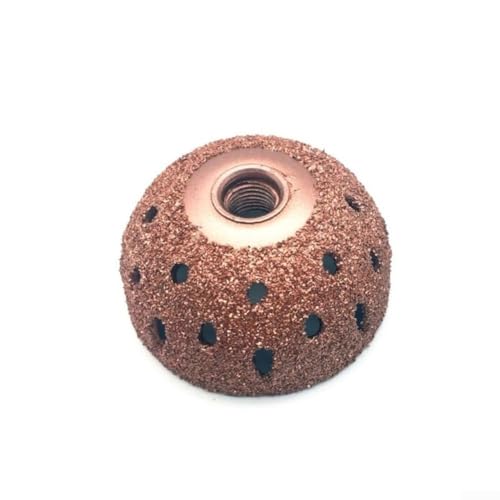 Professionelles Reifenschleifkopf-Puffer-Kugel-Set, mit Polierscheiben-Adapter, Stahlraspel-Polierer, für Auto, Fahrzeug-Werkstatt, pneumatisches Werkzeug, Reifenreparatur (Rundstab)