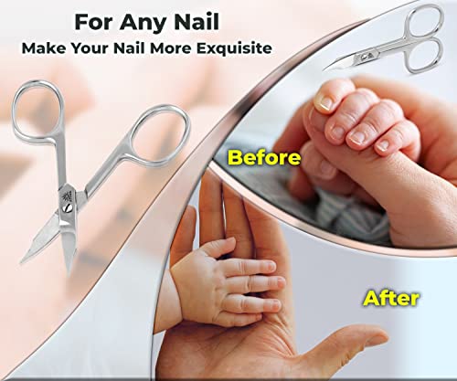 image for ARSUK Nail Scissors for manicure pedicure Stainless Steel ingrown toen