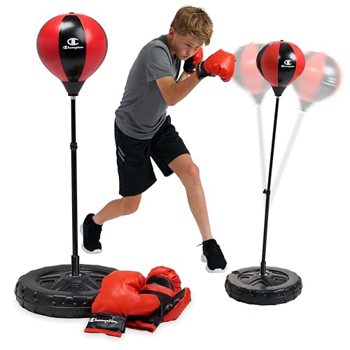 Champion Kids Punching Bag Set, Adjustable 30-43" Stand - image 1