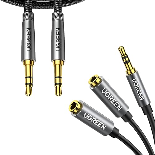 UGREEN Divisor de Audio Estéreo 3.5mm con Cable de 10FT miniatura 1