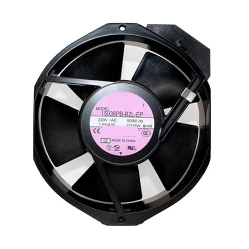 Ventilateur 15038PB-B2L-EP 220V pour refroidissement d'armoire électrique en 150x172x38mm