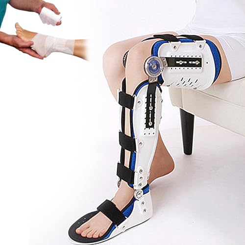 Rodillera Con Bisagras Rom, Para Dolor De Rodilla, Soporte De Rodilla, Soporte De Pierna, Ortesis OrtopéDica Para Rodilla Y RóTula Para RehabilitacióN OrtopéDica,knees-L