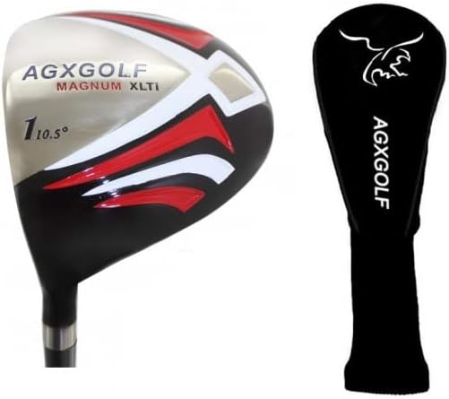 Magnum XLTi 460cc Titanium Driver with Graphite Shaft + Head Cover Men's Left Hand, Choose Flex and Length: Built in USA!