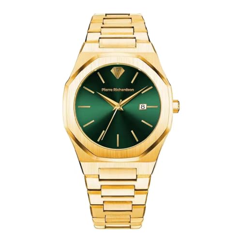 PR5432 Green Dial Gold Stainless Steel