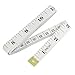 Price comparison product image 1.5M 60" Soft Plastic Ruler Tailor Cloth Body Measure Measuring Flat Tape WHITE