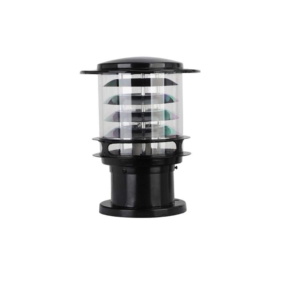 Lámpara de pie para exterior resistente al agua y al óxido, poste clásico victoriano negro E27