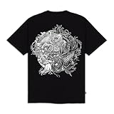 Dolly Noire Icons Maglietta Tao, Unisex, T-Shirt in Cotone, Collezione Ufficiale (IT, Testo, XL, Regular, Regular, Nero)