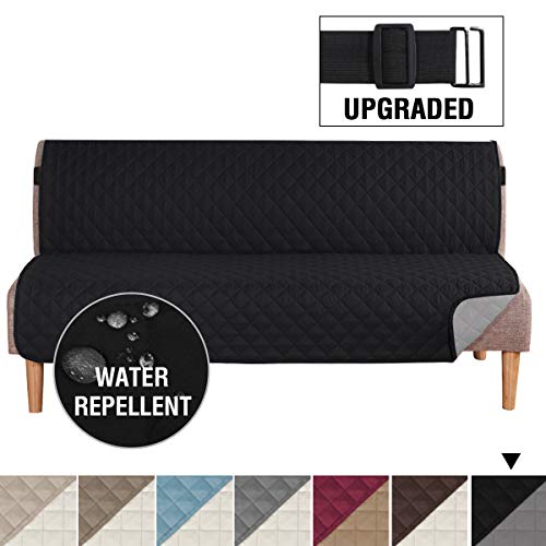 H.VERSAILTEX Reversible Futon Slipcover Seat Width Up to 70" Washable Furniture Protector Water