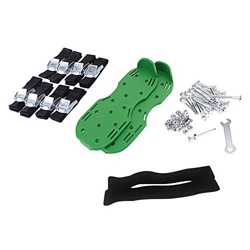 Daytwork Garden Lawn Aerator Shoes - Adjustable Strap Meadow Gardening Aerating Scarifier Spikes Sandals