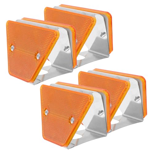 4pcs Marcadores Reflectivos de Carretera de Alta Visibilidad