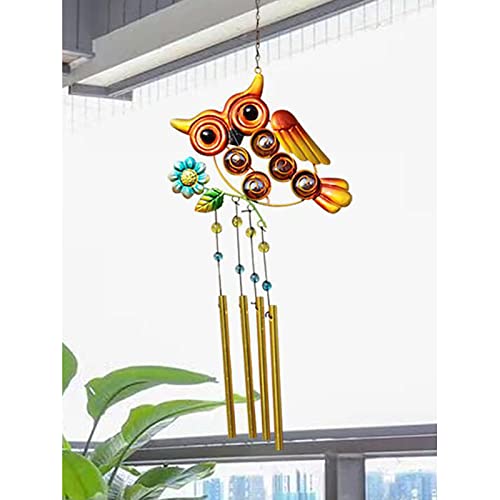 Campanas de búho decorativas de 23" como regalo de jardín para otoño 7