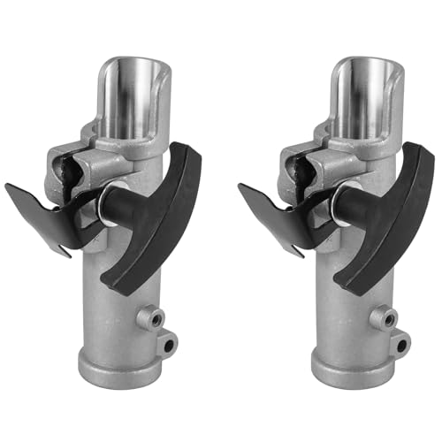 IMCCZONY 2X Abrazadera de Unión del Conector del Eje, Cepillo para Cortadora de Césped Accesorios de Desbrozadora para Cortasetos de Riego 26mm 9 Estrías