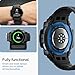 Spigen Rugged Armor Pro Designed for Samsung Galaxy Watch 7 44mm Case with Band Protective TPU Cover with Strap (2024) - Matte Black