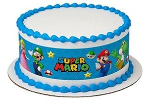 Super Mario Party Edible Icing Image Cake Decorations