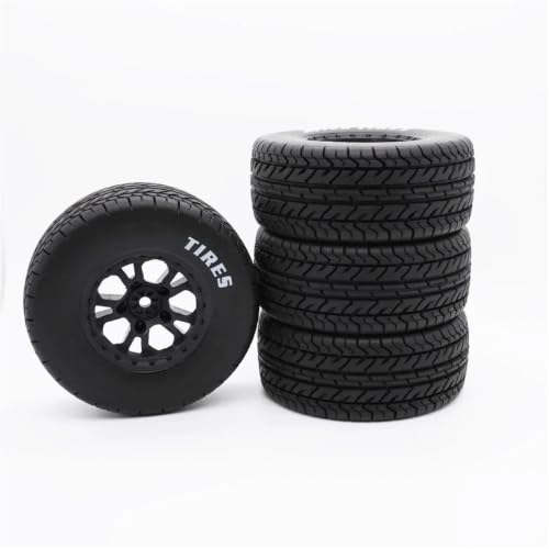 110mm SCT �^�C�� For Traxxas For Slash For Arrma For Senton 1/10 Rc | 12mm�Z�p�n�u�������4PCS 110mm�V���[�g�R�[�X�^�C���́A1/10�̃I�t���[�h�O���b�v�ƈ��肵���n���h�����O����