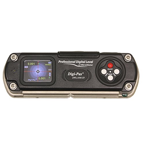 Digi-Pas DWL3500XY 2-Axis Digital Master Precision Level & Inclinometer with BLUETOOTH and PRO Software, 0.0002”/ft (0.02mm/M) 6 Inch