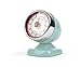 Kikkerland Vintage Streamline Timer – Retro Decor for Home & Kitchen – Windup Timekeeper in Blue