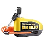 ZELENY – ZELENY Bremsscheibenschloss Alarm 110db, Wasserdichtes Motor